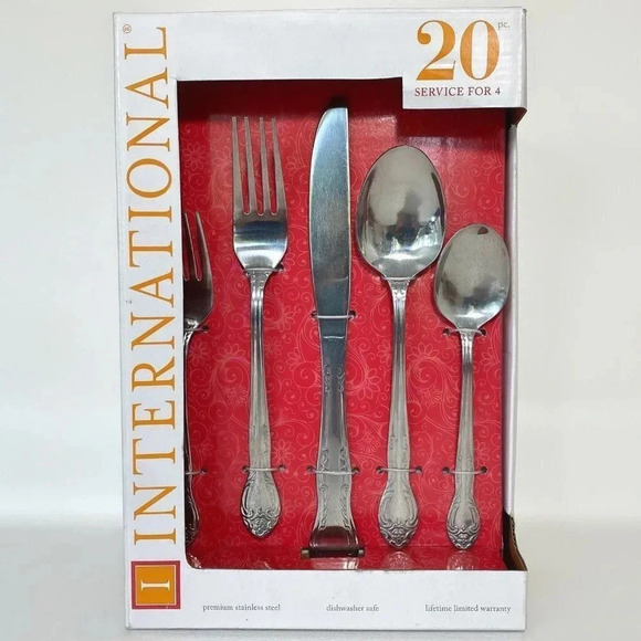 International Other - International 20 Piece Flatware Set Queens Fancy New In Box